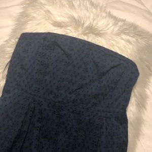 Old Navy- Eyelet Mini Dress- Size 12 (Navy)